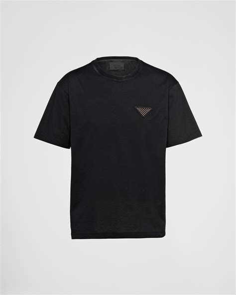 prada graphic t shirt|Prada shirt black cettire.